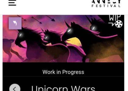 ‘Unicorn Wars’ producida por Abano Producións e dirixida por Alberto Vázquez brilla no Festival de Annecy