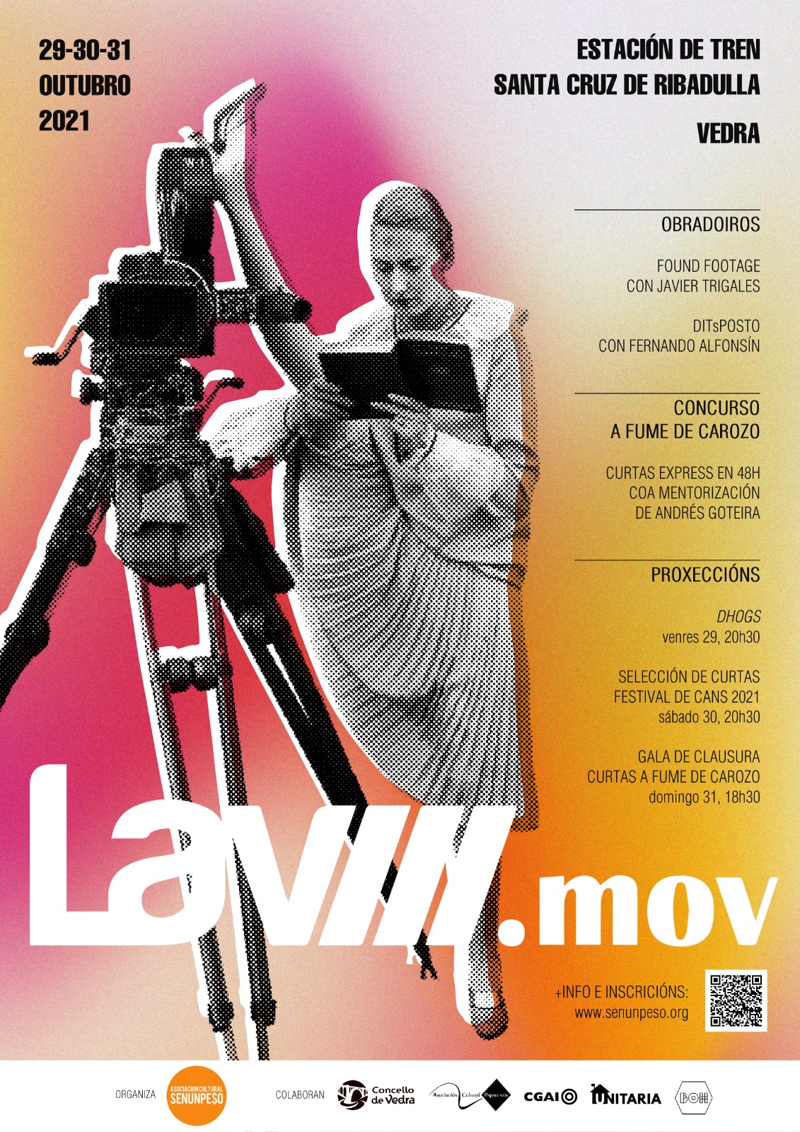 Vedra acolle esta fin de semana unha nova edición do LAV.mov, con formación audiovisual, concurso de curtas express e as proxeccións de ‘Dhogs’ e as curtas gañadoras do Festival de Cans