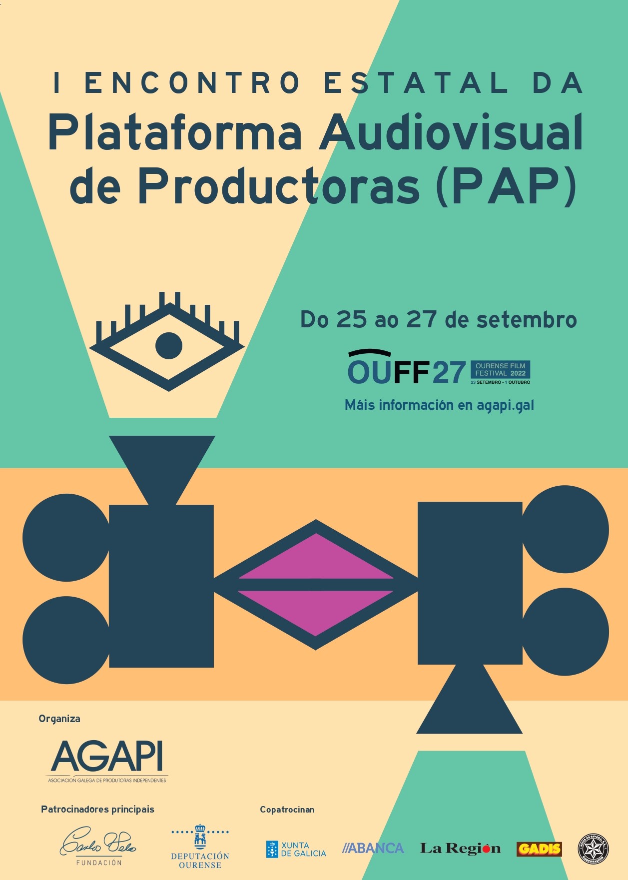 Agapi organiza, coa colaboración do OUFF, o I Encontro Estatal da Plataforma Audiovisual de Produtoras