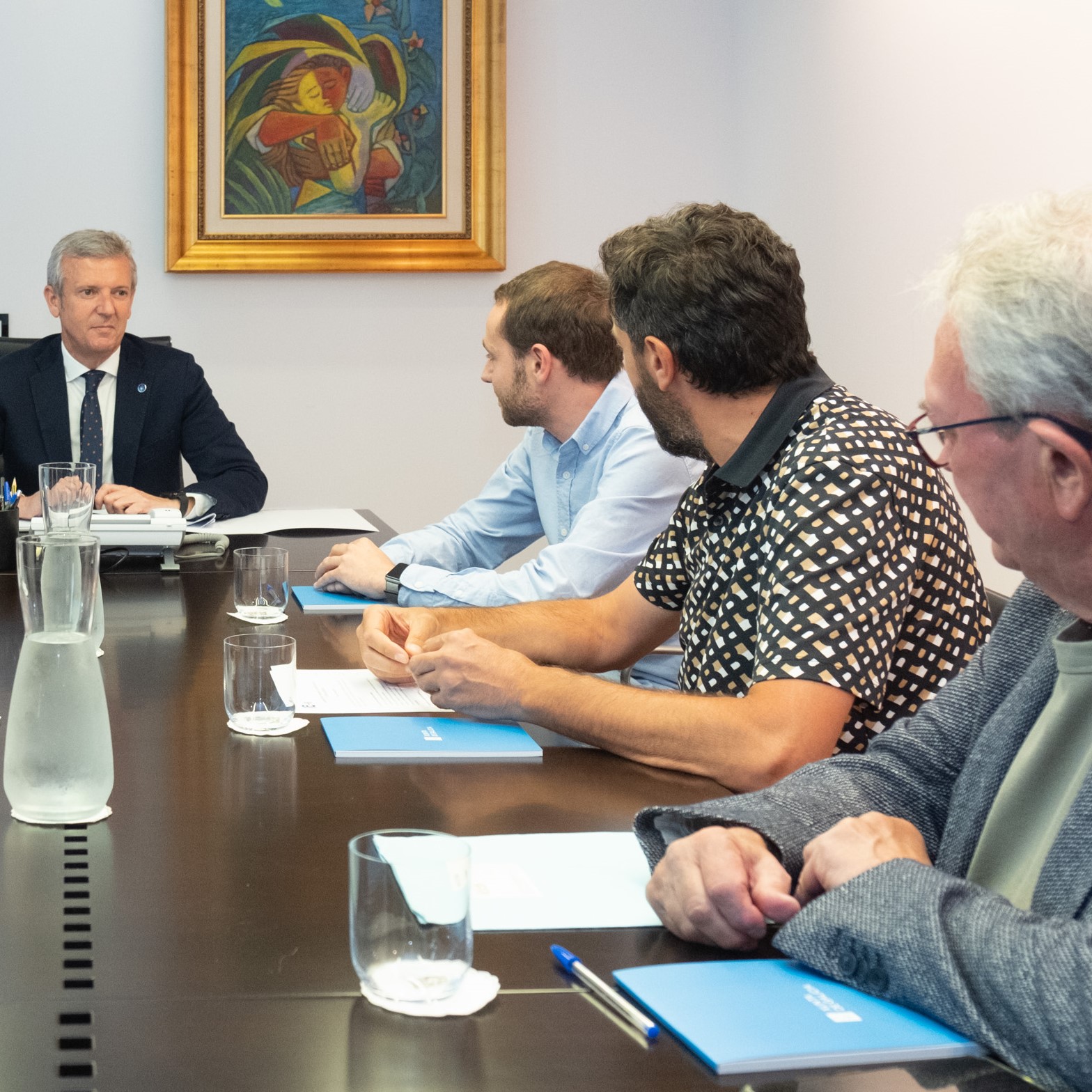 O sector audiovisual galego reunese co presidente da Xunta de Galicia