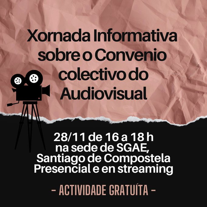 Xornada Informativa sobre o Convenio colectivo do Audiovisual: Aspectos legais