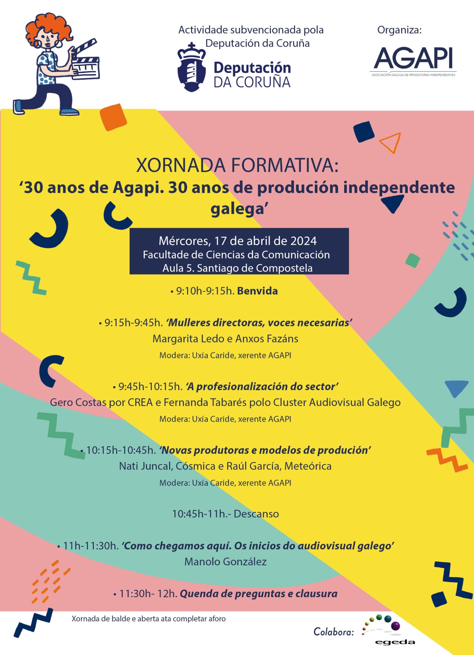 Formación nas tres universidades galegas para celebrar os 30 anos de Agapi