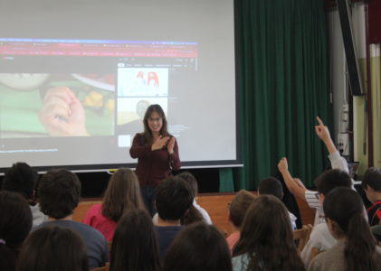 As xornadas educativas ‘Detrás da pantalla. Como se fai o que vemos?’ achegaron o mundo do cinema aos colexios de Lugo, da man de AGAPI e a Vicepresidencia de Cultura da Deputación